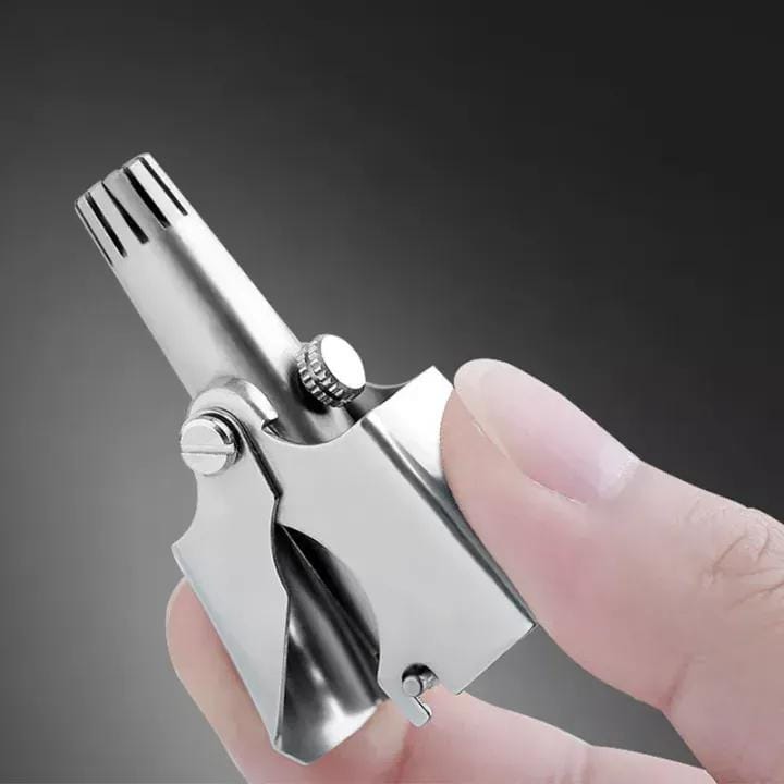 Cordless and battery free nose and ear hair trimmer for every one