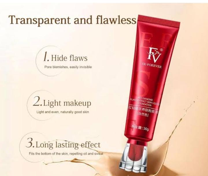 FV waterproof high coverage foundation 30g all skin types