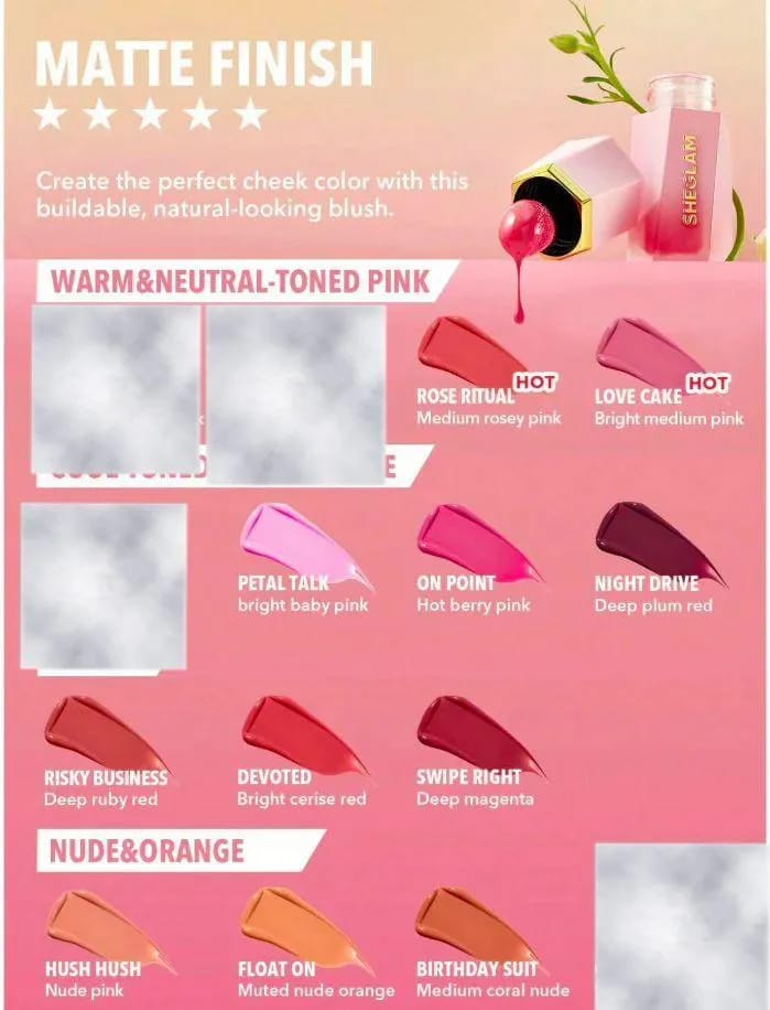 shelgam color bloom liqiud blush- soft glowy cheeks