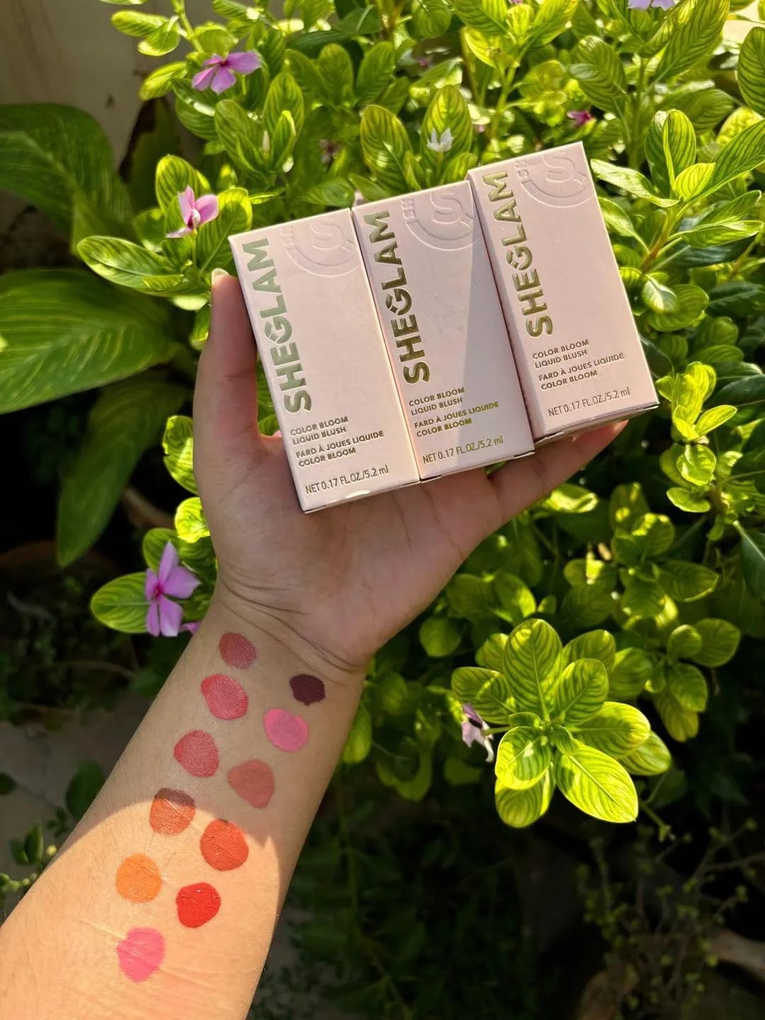 shelgam color bloom liqiud blush- soft glowy cheeks