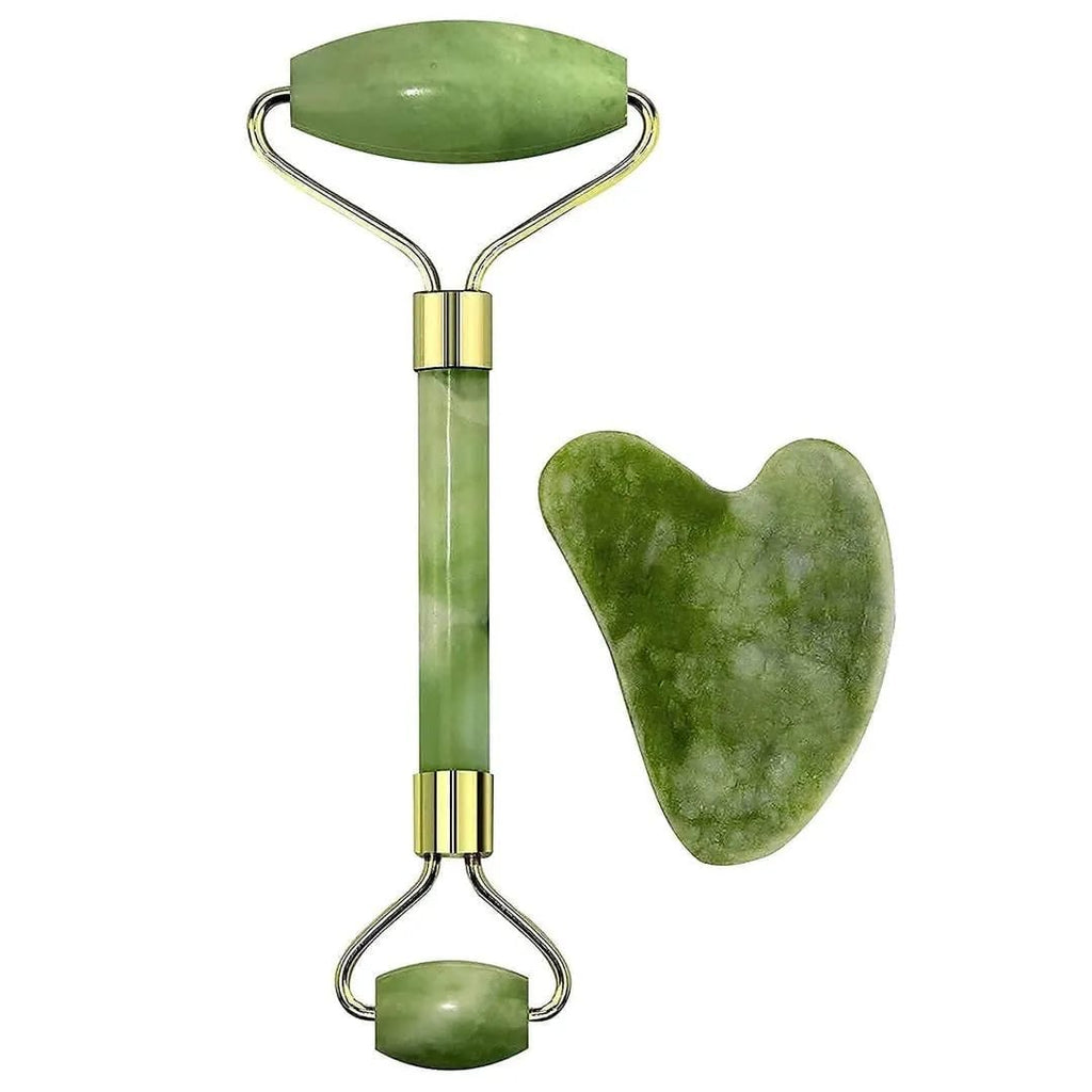 Jade roller & Gua Sha Set for Glowing Skin