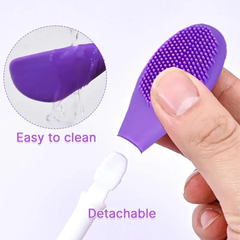 Multicolor silicone dead skin face Brush for Smooth Skin