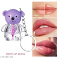 Teddy bear Lip Oil Set 6Pcs Glossy Pink