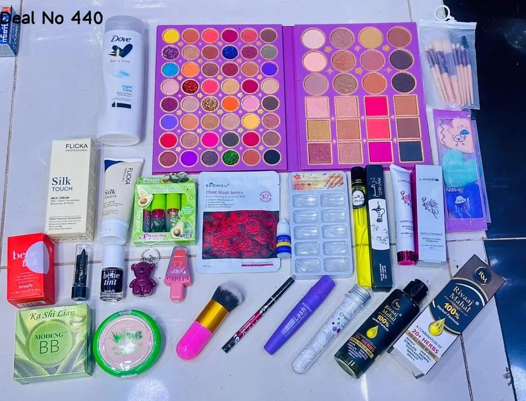 Multicolor 20-in-1 Makeup kit for womens