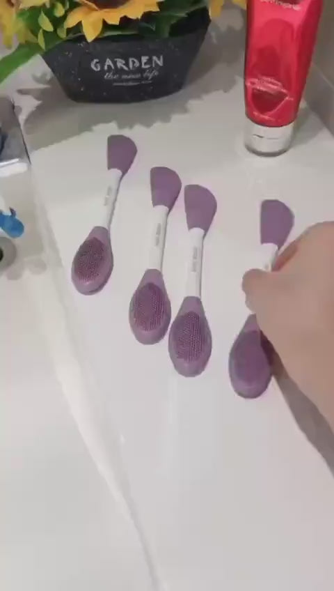 Multicolor silicone dead skin face Brush for Smooth Skin