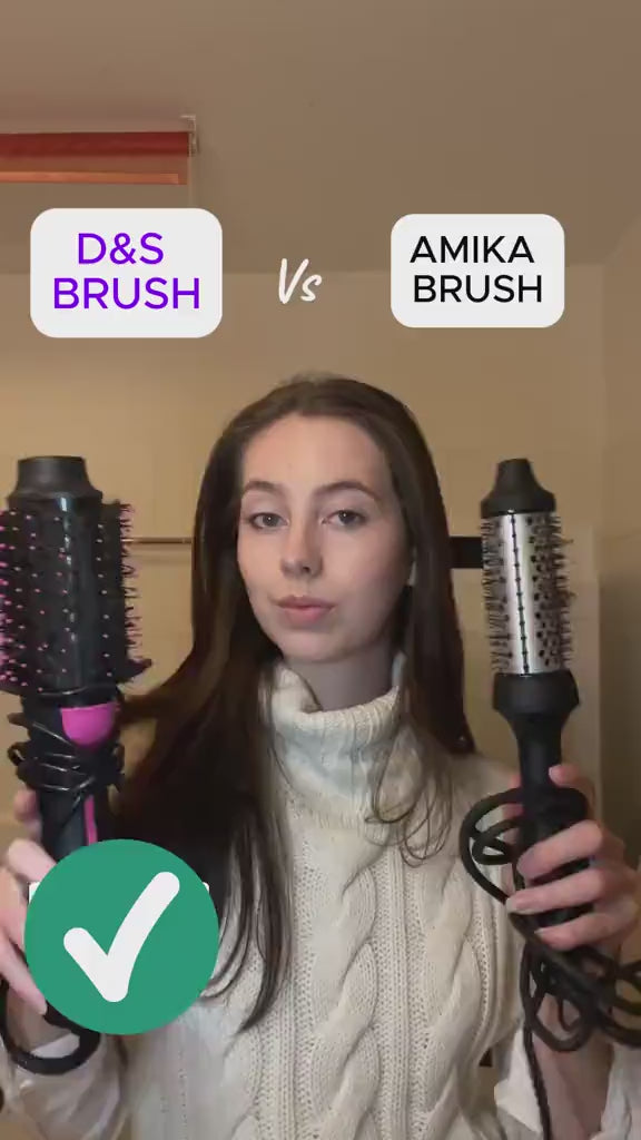 One Step Hairdryer And Styler Black Pink ABS